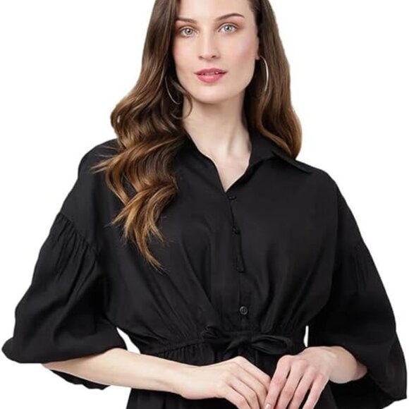 NWT Ms Lavish London Tie Waist Romper - Picture 5 of 5